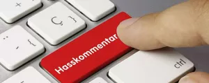 Taste Hasskommentar auf Keyboard