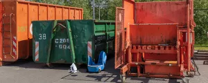 entsorgter Kindersitz