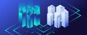 digitaler Zwilling einer Stadt