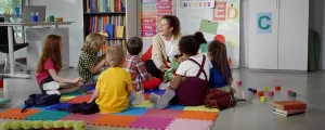 in einem Kindergarten