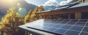 Photovoltaik-Anlage auf einem Dach