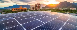 Photovoltaikanlage auf einem Dach