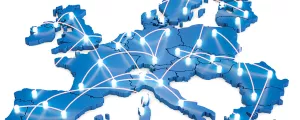 Symbolbild Netzwerk in der EU