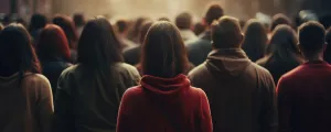 Symbolbild "schweigende Mehrheit"