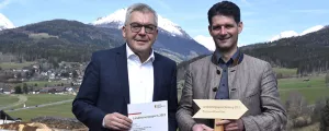 Landesrat Josef Schwaiger und Bürgermeister Thomas Kößler.