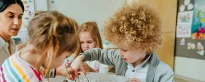 Kinder in der Nachmittagsbetreuung