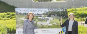 Landesrätin Simone Schmiedtbauer und die Grazer Vizebürgermeisterin Judith Schwentner