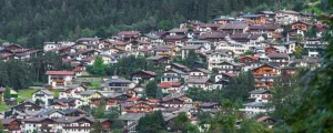 Blick auf Kampl in Neustift im Stubaital