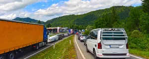 Stau auf der Fernpassstraße 
