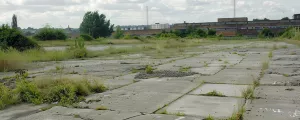 verlassenes Betriebsgebiet