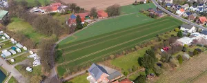 Ländliche Gegend von oben