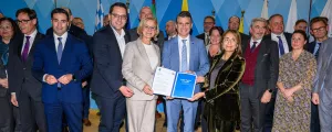 Insgesamt 74 Regionen unterzeichneten die Deklaration, die an die Vertreter der EU-Institutionen übergeben wurde.