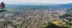 Blick auf Dornbirn vom Karren