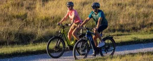 Radfahrer bei Podersdorf