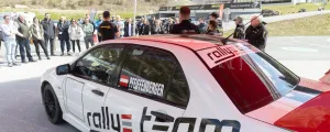 Mitsubishi Lancer in Rallye-Ausführung