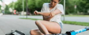 Unfall mit einem E-Scooter