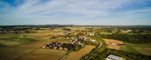 Gemeinde klein von oben
