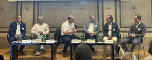 Podium bei der Leerstandskonferenz
