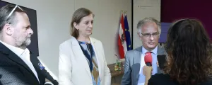 Sepp Schellhorn,  Barbara Eibinger-Miedl und Markus Marterbauer