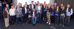 Die Preisträger mit Minister Peter Hanke