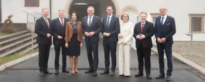 die  Landeshauptleute bei der Landeshauptleute-Konferenz in Schloss Seggau
