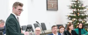  Maximilian Aigner beim Hearing im Salzburger Landtag