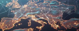 Europa bei Nacht