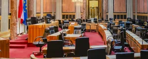 Bundesratssitzungssaal im Parlament
