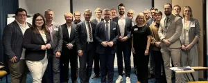 Das Treffen der österreichischen EU-Gemeinderät:innen mit EU-Kommissar Magnus Brunner (Mitte).