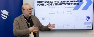 Jörg Gesslbauer von der FH Wiener Neustadt präsentierte den Kommunal Campus 