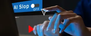 Symbol für AI Slop