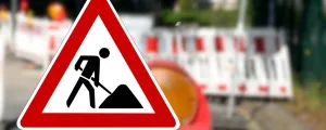 Bauarbeiten-Verkehrszeichen