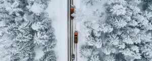 Fahrzeuge beim Winterdienst