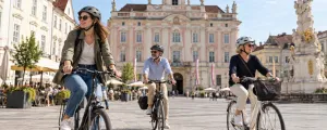 Radfahrer in St. Pölten