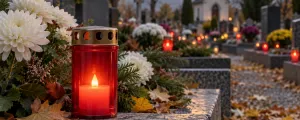 Grablicht mit LED-Lampe