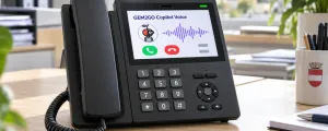 Telefon auf einem Schreibtisch