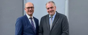 Gemeindebund Präsident Johannes Pressl mit Andreas Kollross, dem neuen Vizepräsidenten des Gemeindebundes.