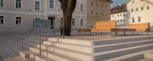 Treppen im Ortskern