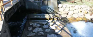 Aufnahme von einem Wasserkraftwerk
