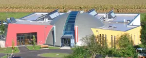 Foto vom neuem Gemeindezentrum in der Steiermark