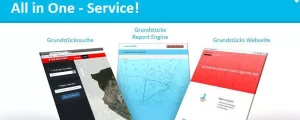 Ansicht von digitalen Grundstücksprodukten