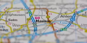 Lage von Hamm