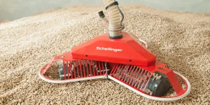 Saugsystem für Pellets