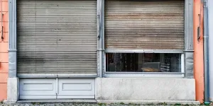 zugesperrtes Greißler-Geschäft