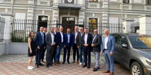 Gemeindebund-Delegation in der Ukraine