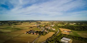 Gemeinde klein von oben