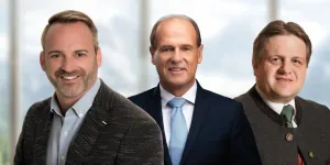 Günther Vallant, Christian Poglitsch und Gerhard Altziebler