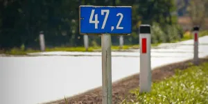 Kilometrierungstafel