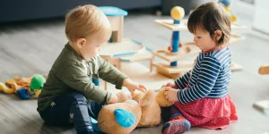 Kleinkinder im Kindergarten