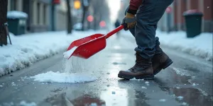 Salzstreuung im Winter